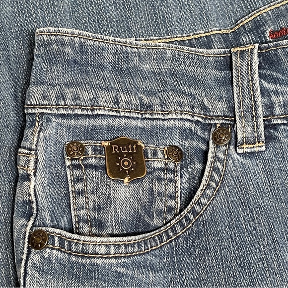 Ruff Hewn Bootcut Midwash Blue Jeans - Picture 16 of 16